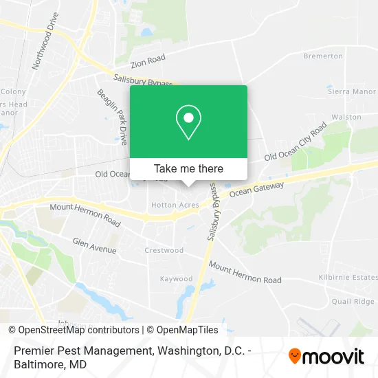 Premier Pest Management map