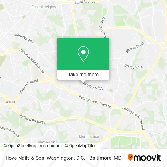 Ilove Nails & Spa map