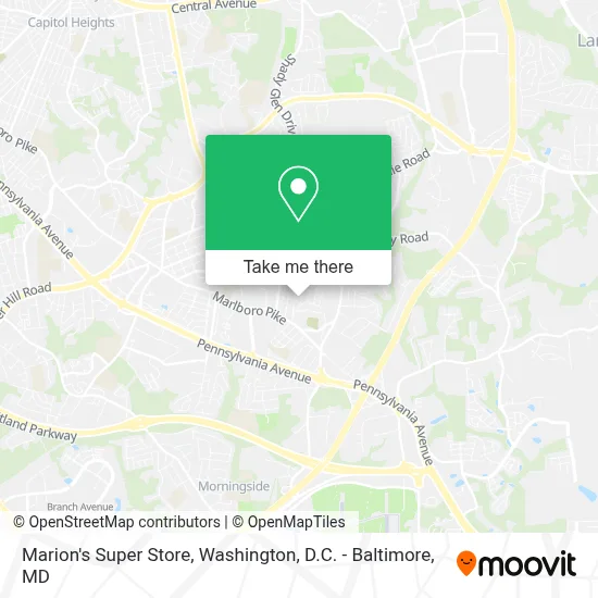 Marion's Super Store map
