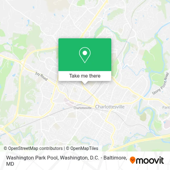 Washington Park Pool map