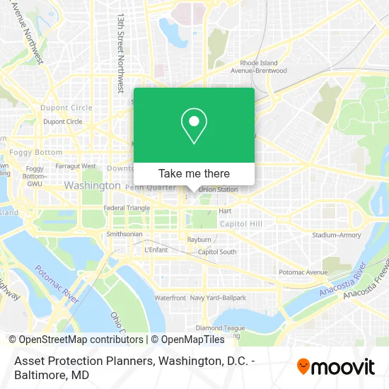 Asset Protection Planners map