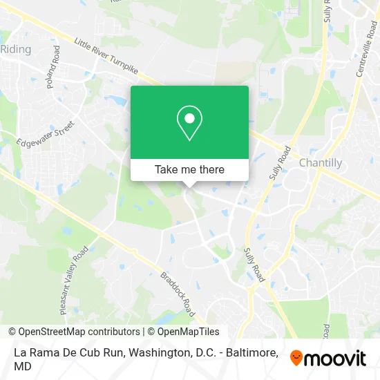 La Rama De Cub Run map