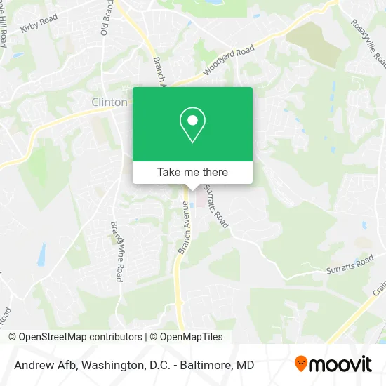 Andrew Afb map