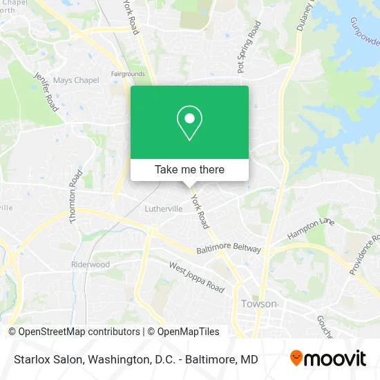 Starlox Salon map