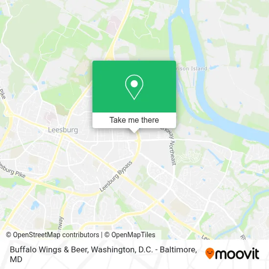 Buffalo Wings & Beer map