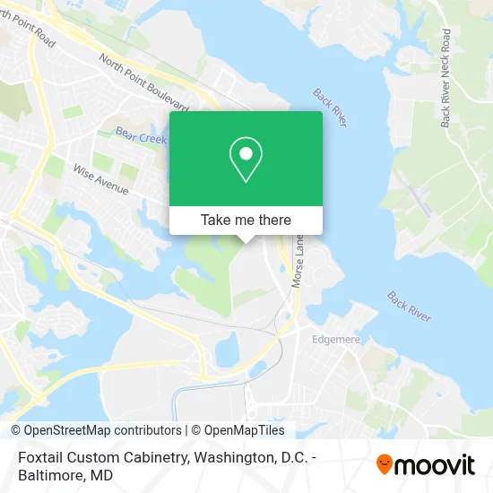Foxtail Custom Cabinetry map