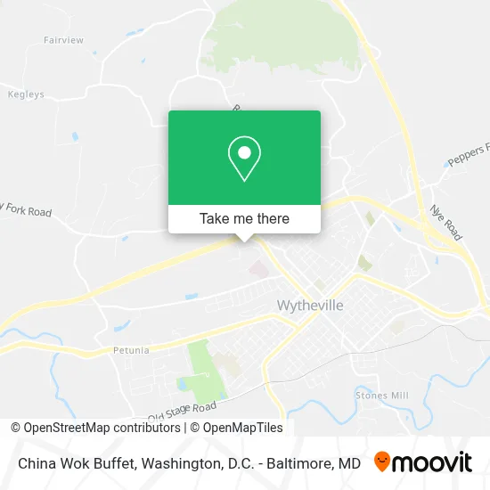 China Wok Buffet map