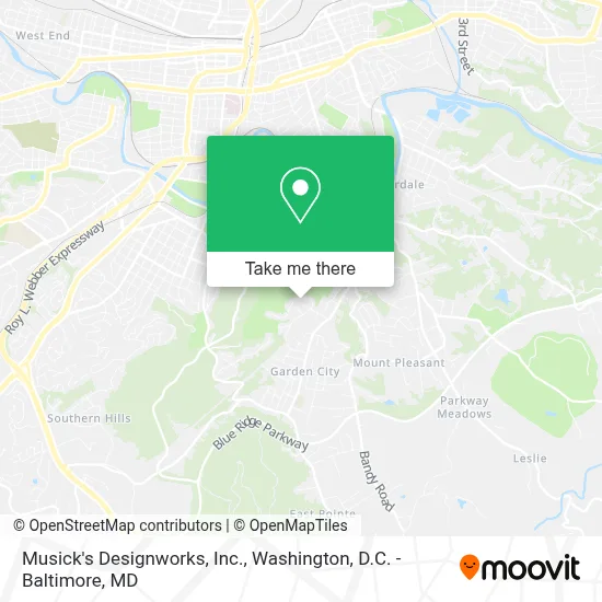 Musick's Designworks, Inc. map