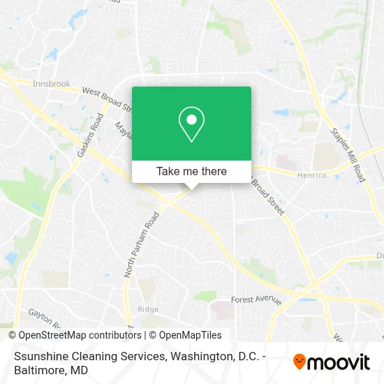 Ssunshine Cleaning Services map