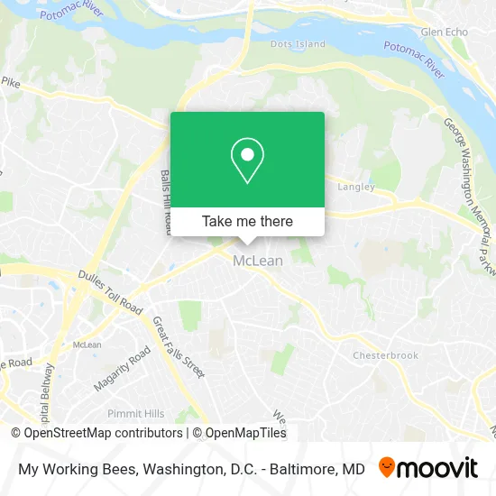 My Working Bees map