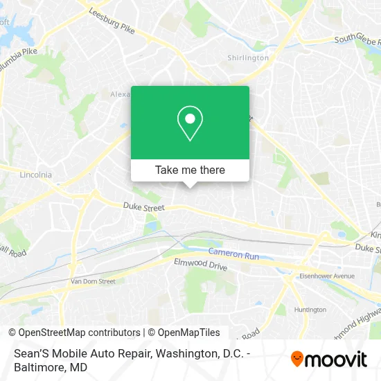 Sean’S Mobile Auto Repair map