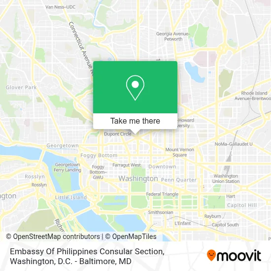 Embassy Of Philippines Consular Section map