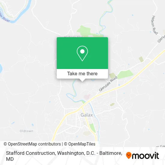 Stafford Construction map