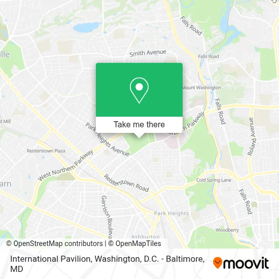 International Pavilion map