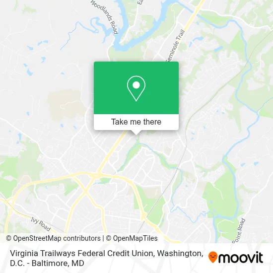Virginia Trailways Federal Credit Union map