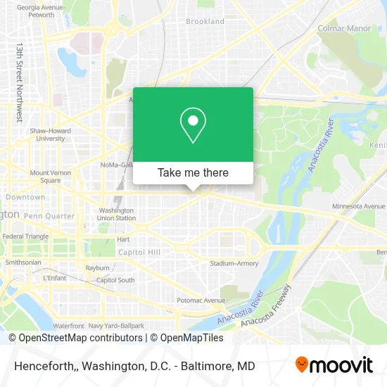 Henceforth, map