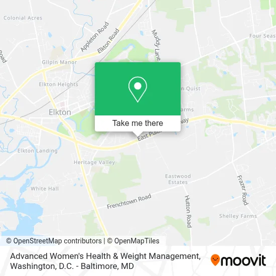 Advanced Women's Health & Weight Management map