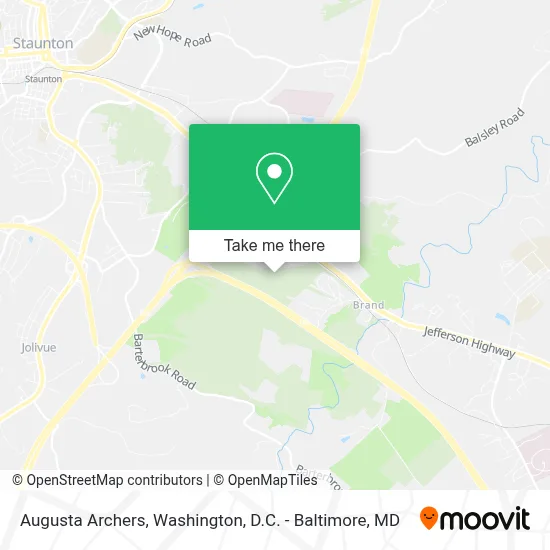 Augusta Archers map