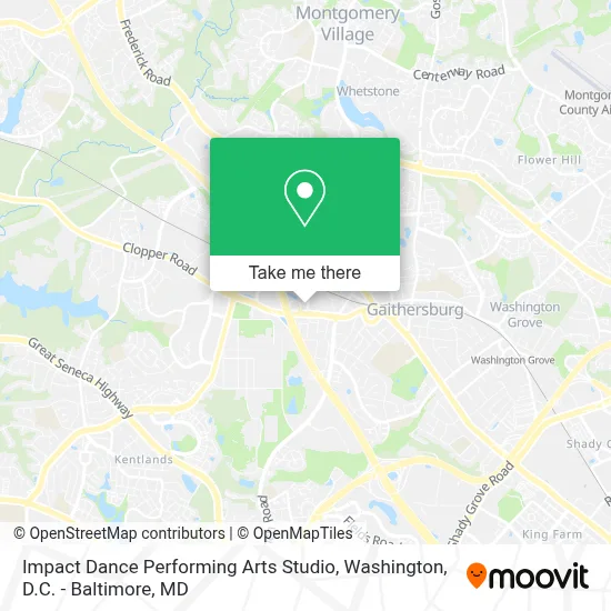 Impact Dance Performing Arts Studio map