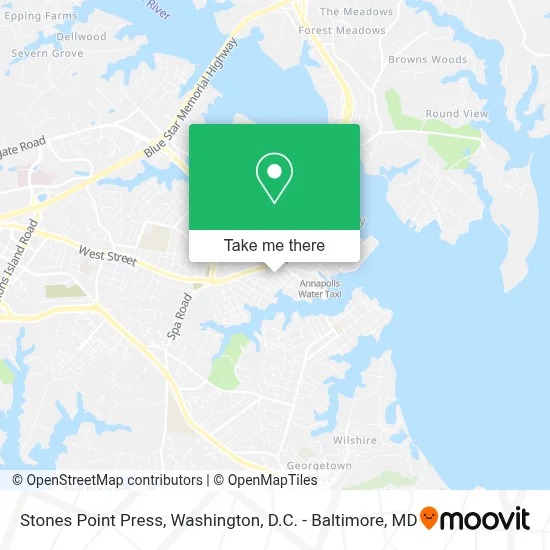 Stones Point Press map