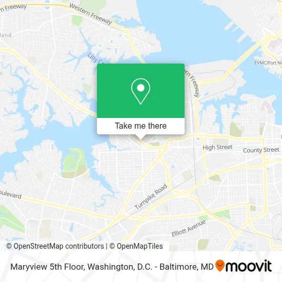 Maryview 5th Floor map