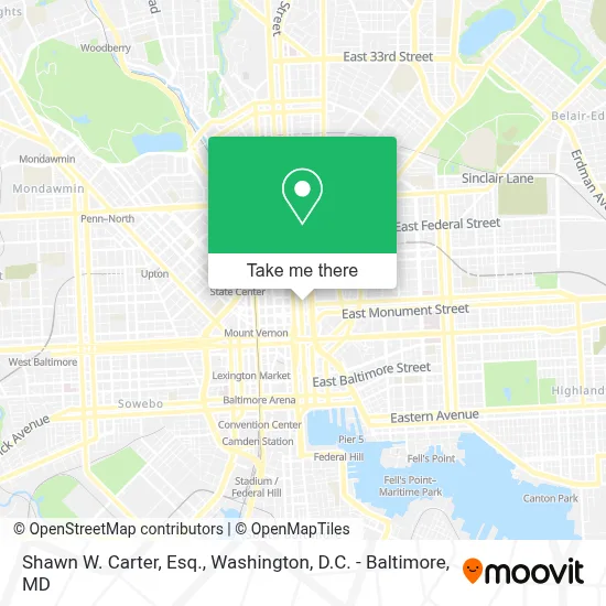 Shawn W. Carter, Esq. map