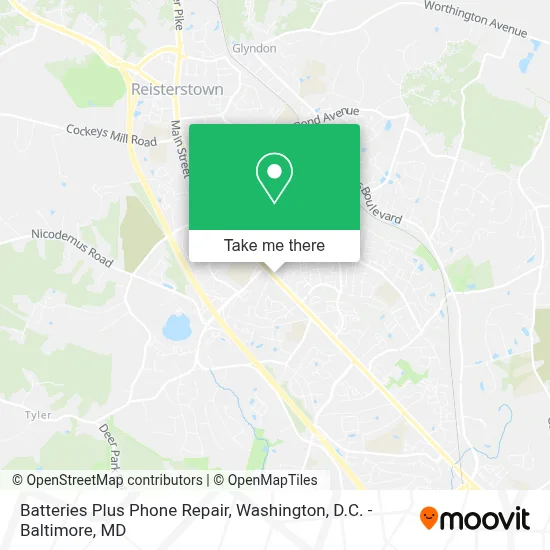 Batteries Plus Phone Repair map