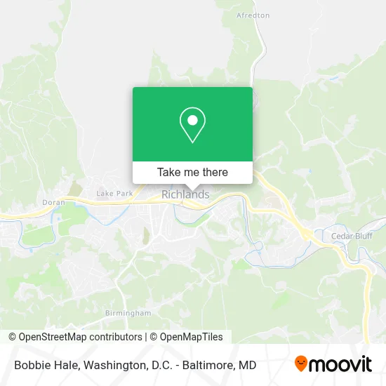 Bobbie Hale map