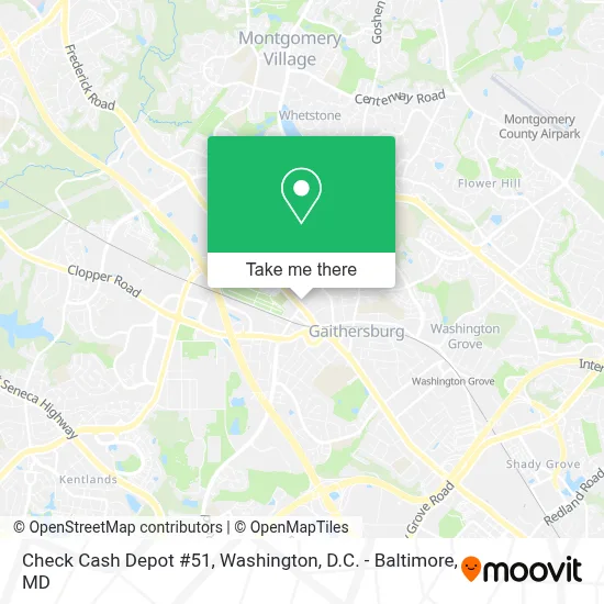 Check Cash Depot #51 map