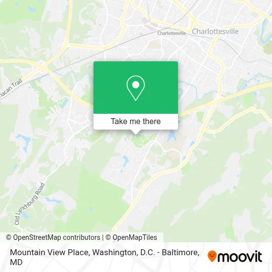 Mountain View Place map