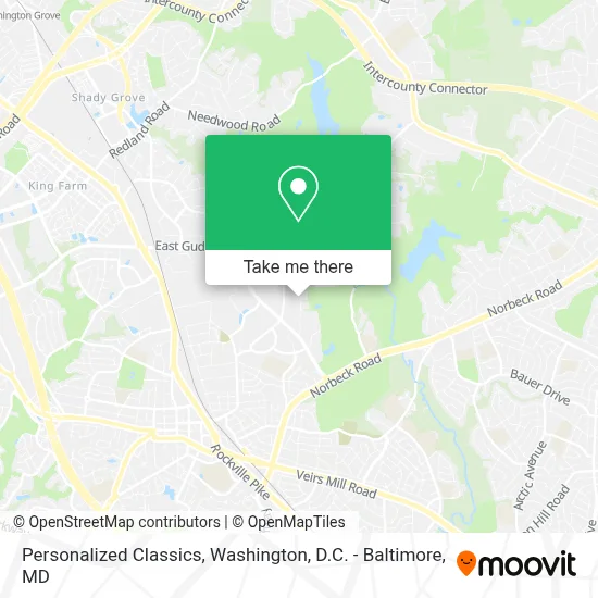 Personalized Classics map
