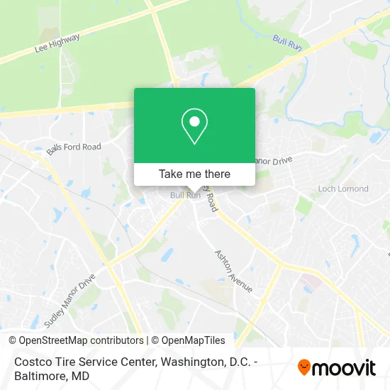 Costco Tire Service Center map