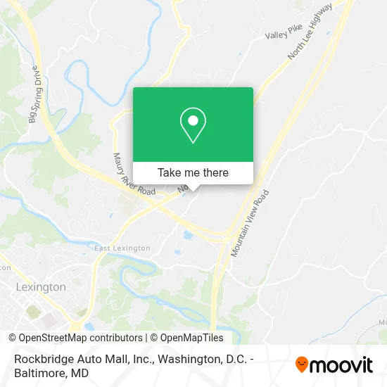 Rockbridge Auto Mall, Inc. map