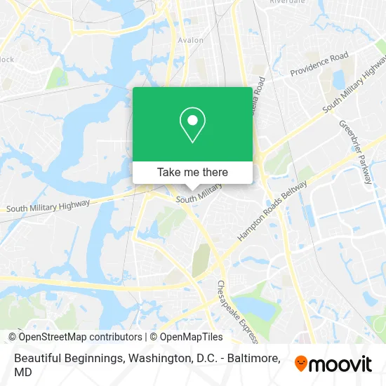 Beautiful Beginnings map