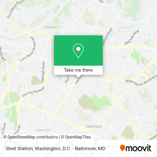 Shell Station map