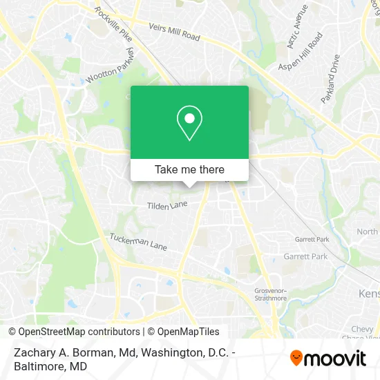 Zachary A. Borman, Md map