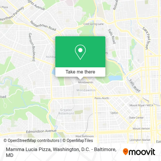 Mamma Lucia Pizza map