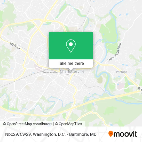 Nbc29/Cw29 map