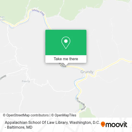 Appalachian School Of Law Library map