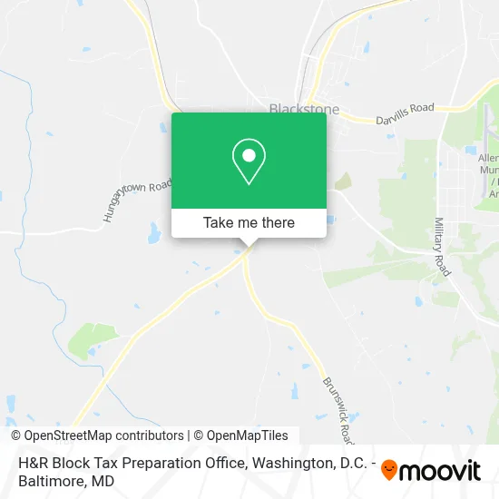 H&R Block Tax Preparation Office map