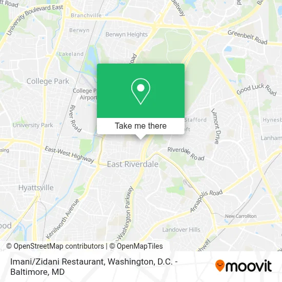 Imani/Zidani Restaurant map