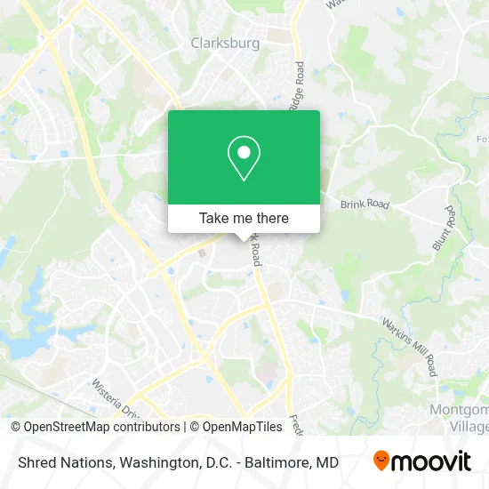 Shred Nations map