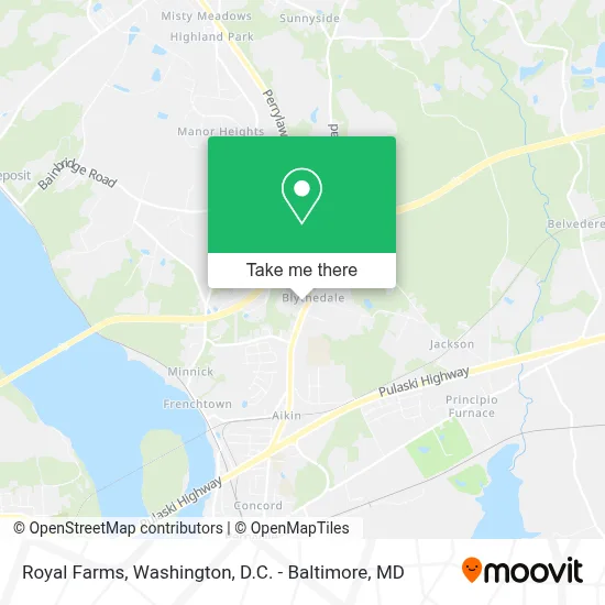 Royal Farms map