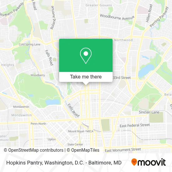 Hopkins Pantry map