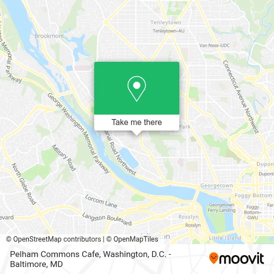 Pelham Commons Cafe map