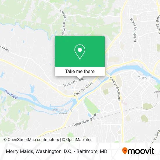 Merry Maids map