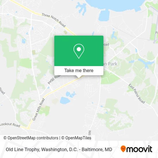 Old Line Trophy map
