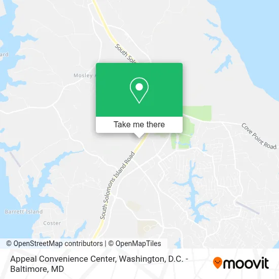 Appeal Convenience Center map