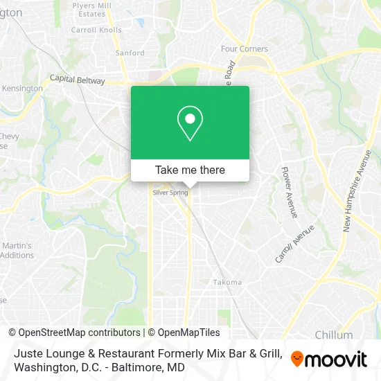 Juste Lounge & Restaurant Formerly Mix Bar & Grill map