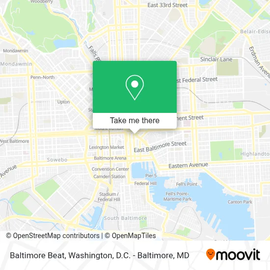 Baltimore Beat map